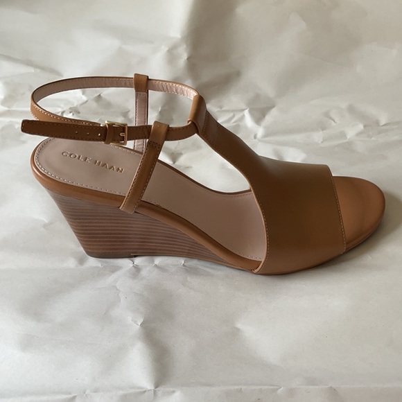 Cole Haan  wedge sandal open toe size 10 New N/T - Picture 4 of 6